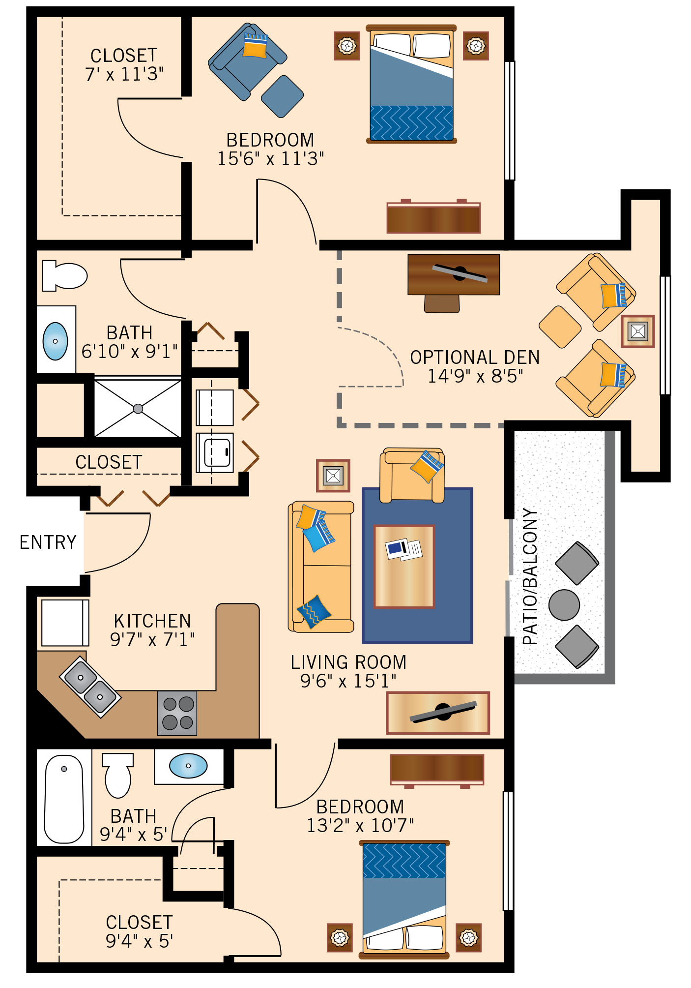 Saint Vrain floor plan